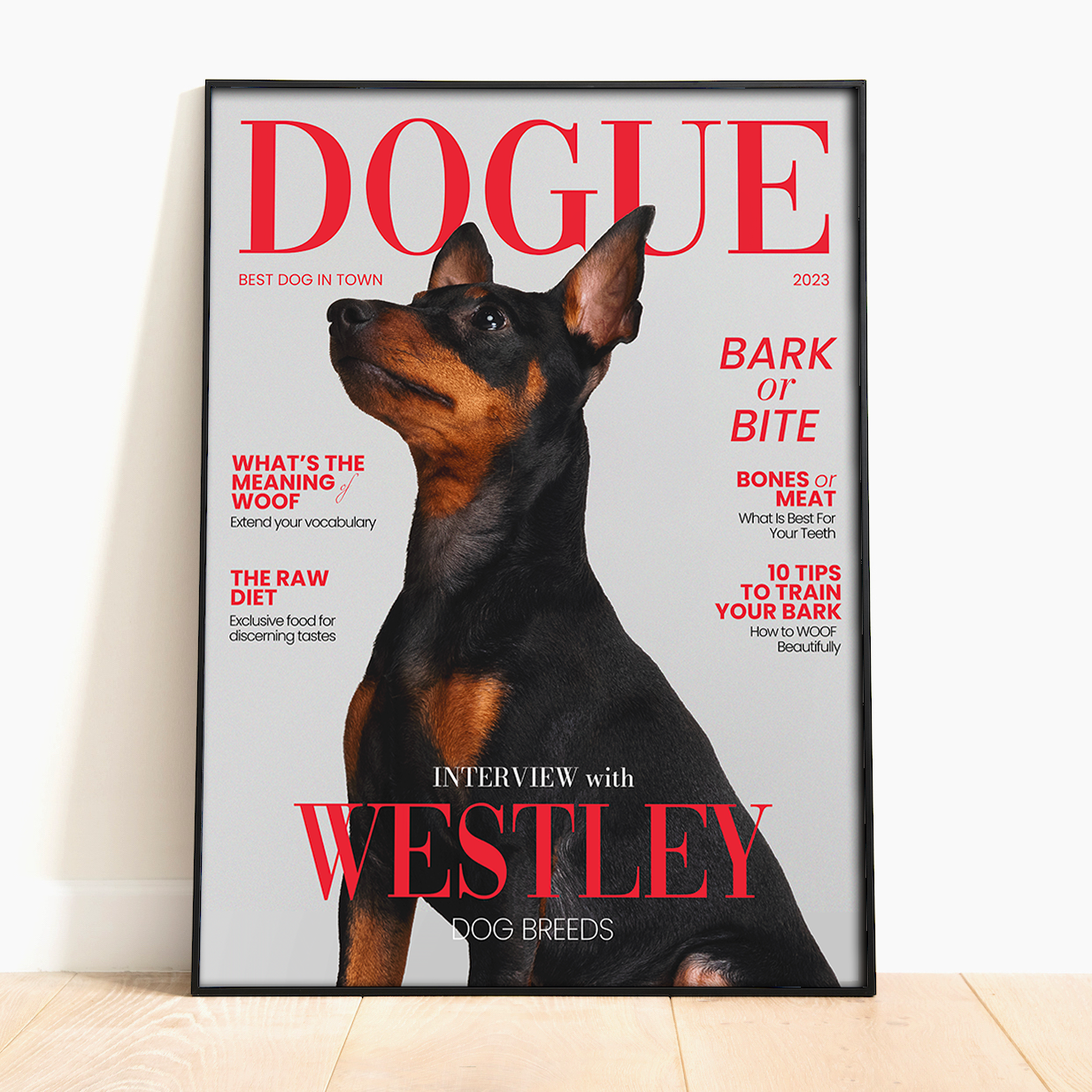 Pet Magazine Portrait